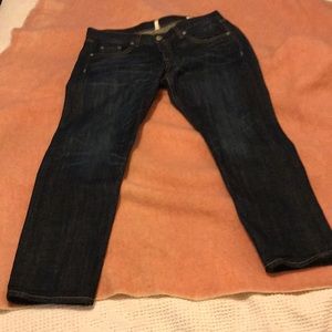 Rag and Bone dark wash boyfriend jean